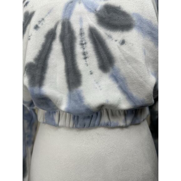 AÉROPOSTALE Tie dye Women’s Sz S Crop Top Sweatshirt Hippie Festival Boho - Picture 4 of 12
